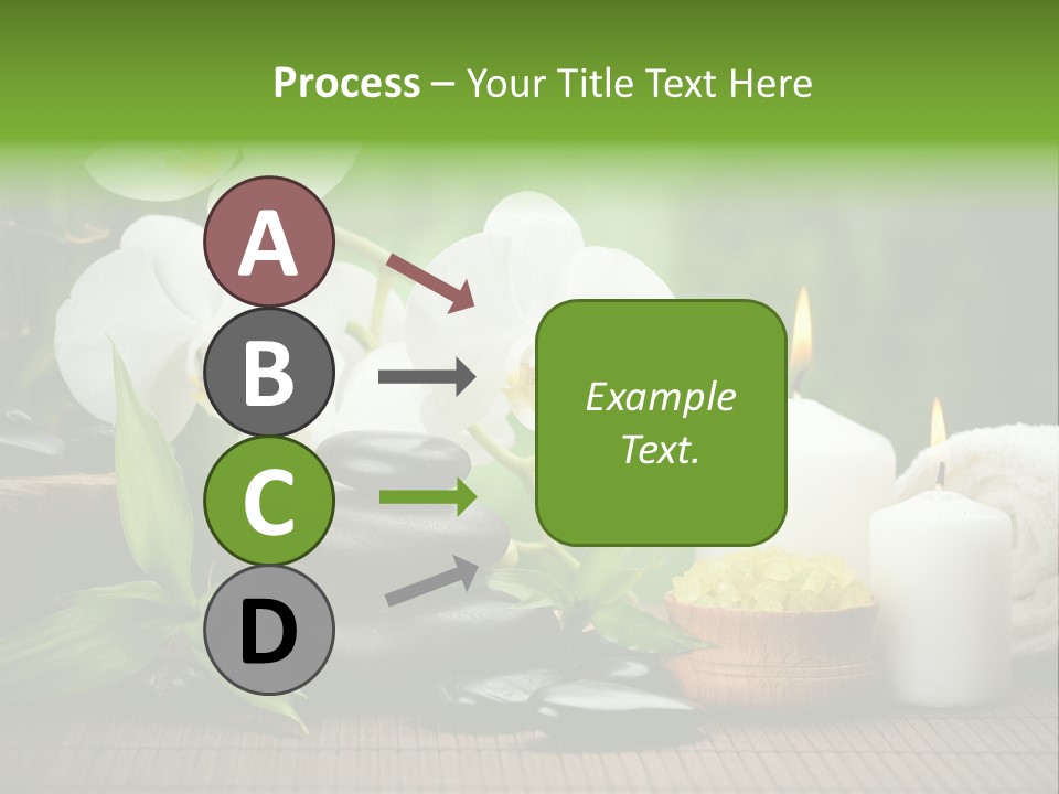 Tropical Close Up Plant PowerPoint Template