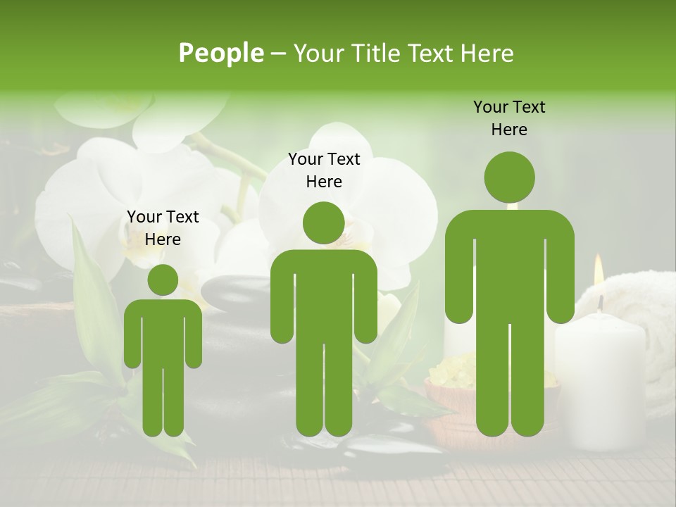 Tropical Close Up Plant PowerPoint Template