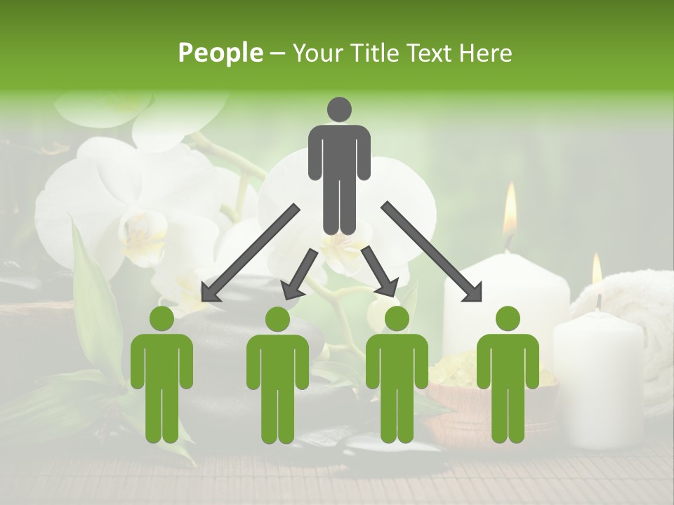 Tropical Close Up Plant PowerPoint Template