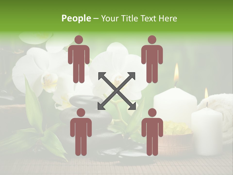 Tropical Close Up Plant PowerPoint Template