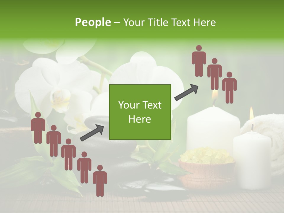 Tropical Close Up Plant PowerPoint Template