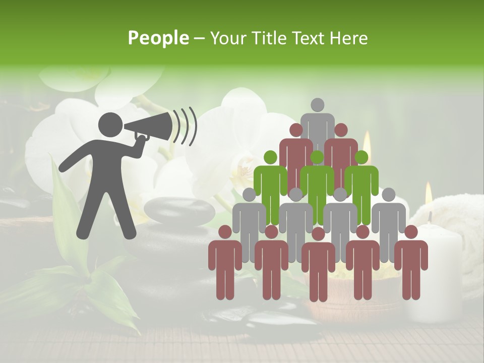 Tropical Close Up Plant PowerPoint Template