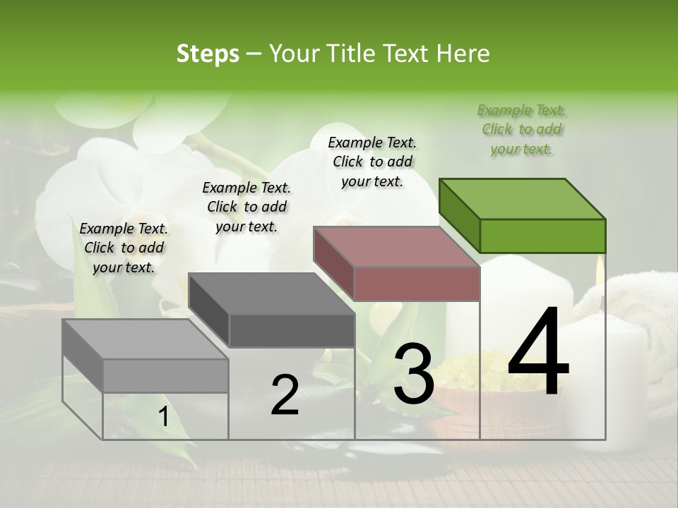 Tropical Close Up Plant PowerPoint Template