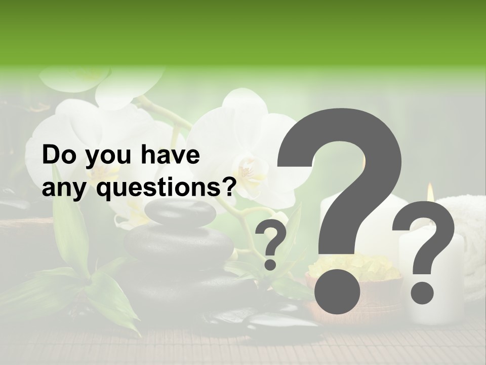 Tropical Close Up Plant PowerPoint Template