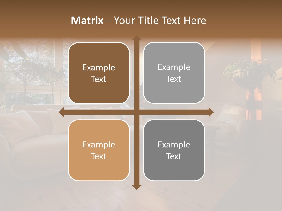 Nobody Parquet Attic PowerPoint Template