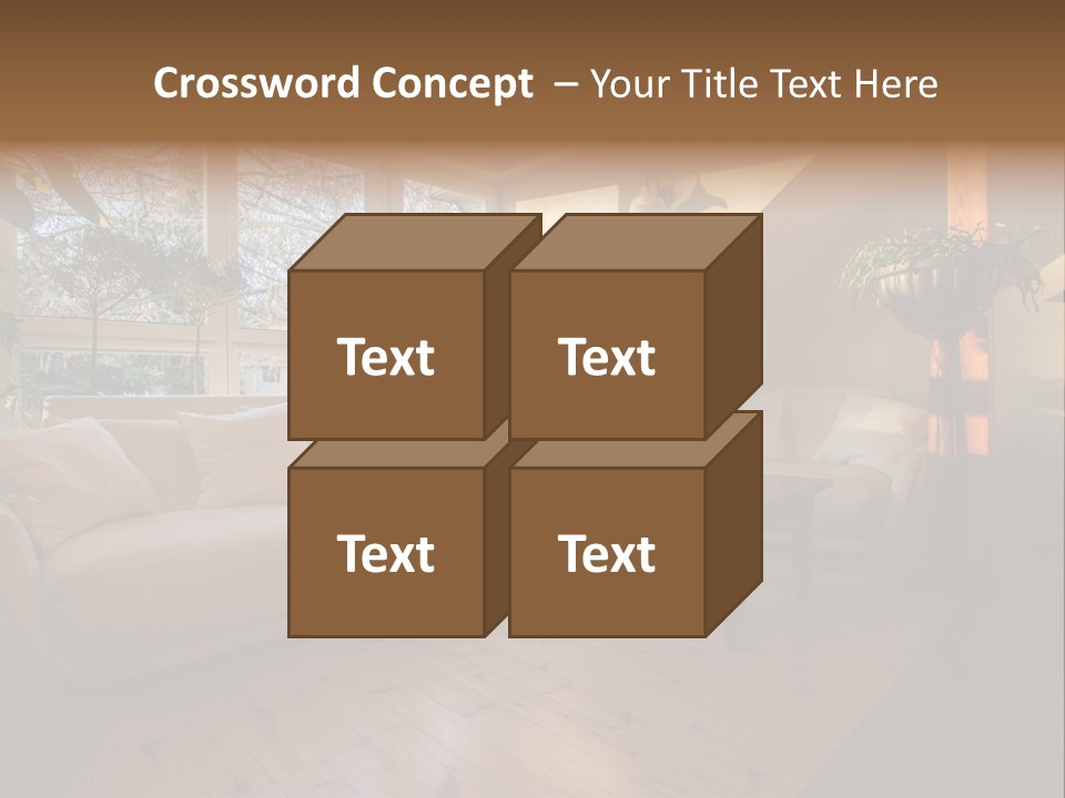 Nobody Parquet Attic PowerPoint Template