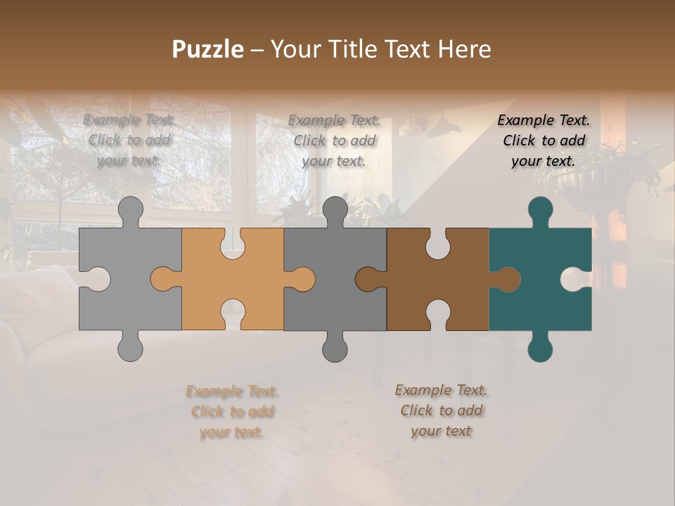Nobody Parquet Attic PowerPoint Template