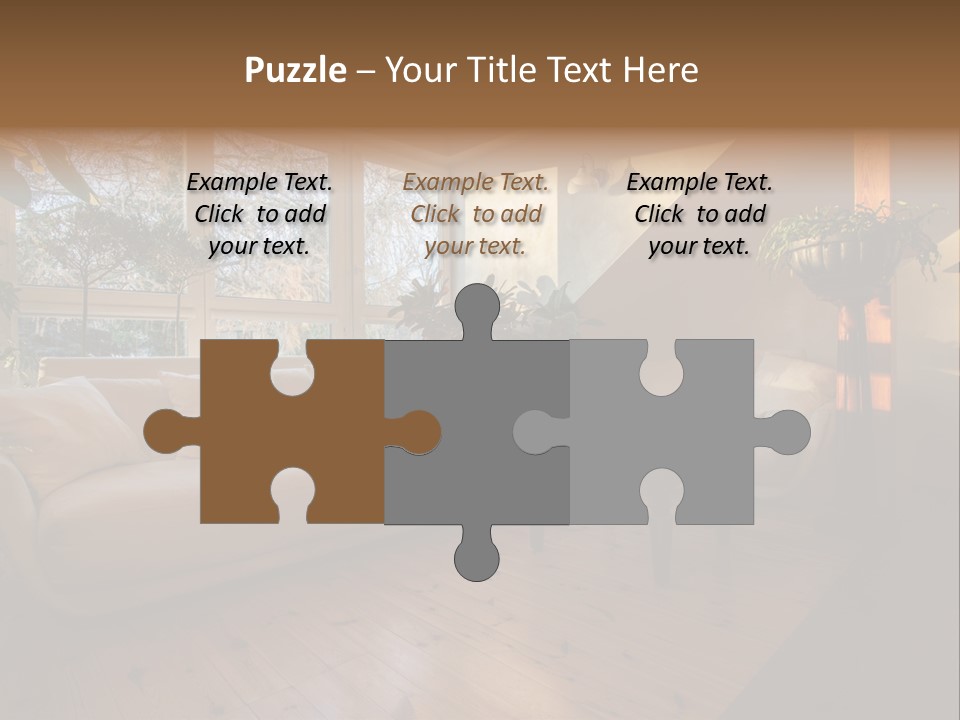 Nobody Parquet Attic PowerPoint Template