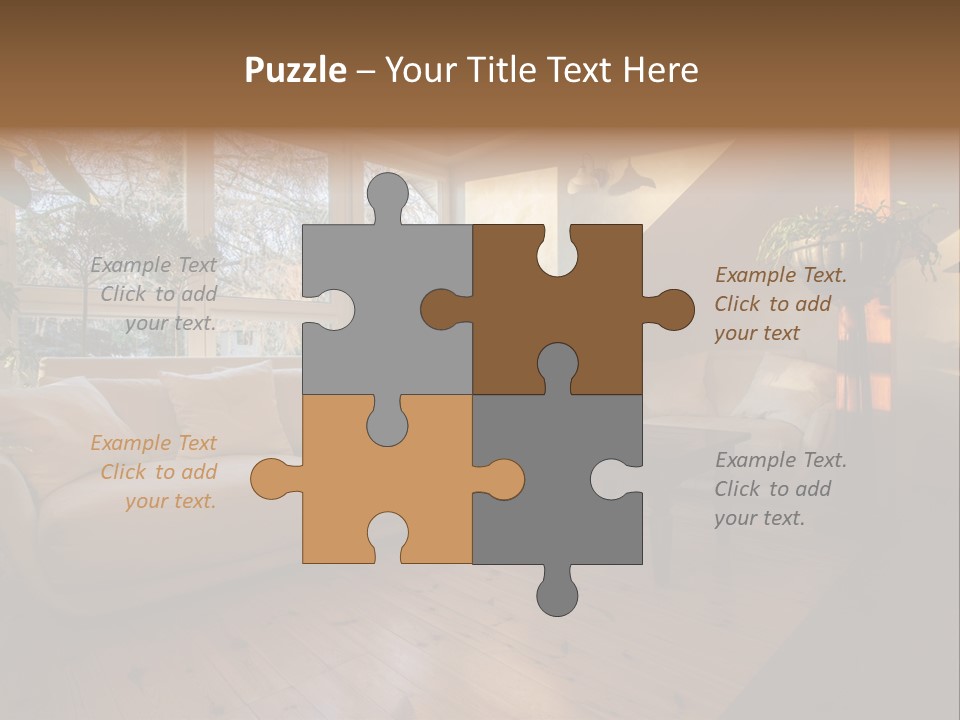 Nobody Parquet Attic PowerPoint Template