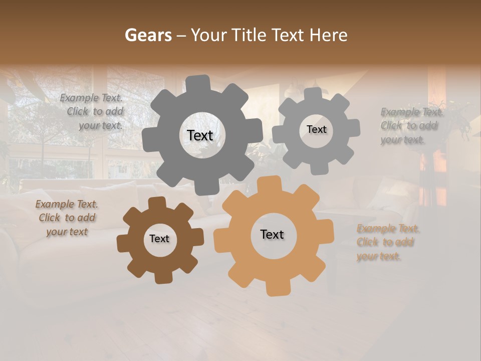 Nobody Parquet Attic PowerPoint Template