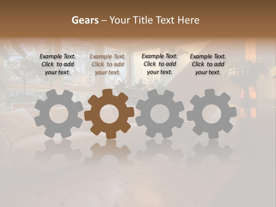 Nobody Parquet Attic PowerPoint Template