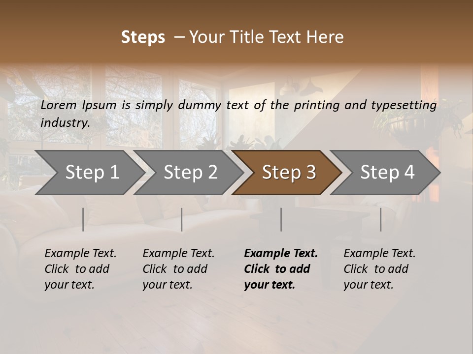 Nobody Parquet Attic PowerPoint Template