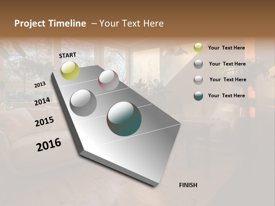 Nobody Parquet Attic PowerPoint Template