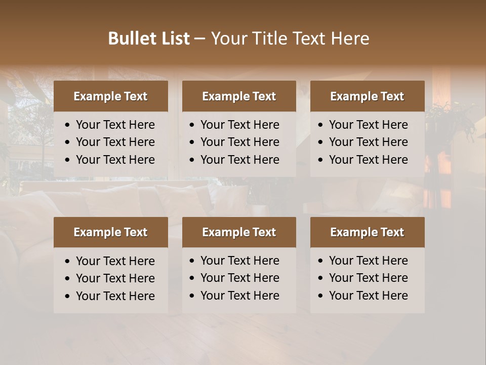 Nobody Parquet Attic PowerPoint Template