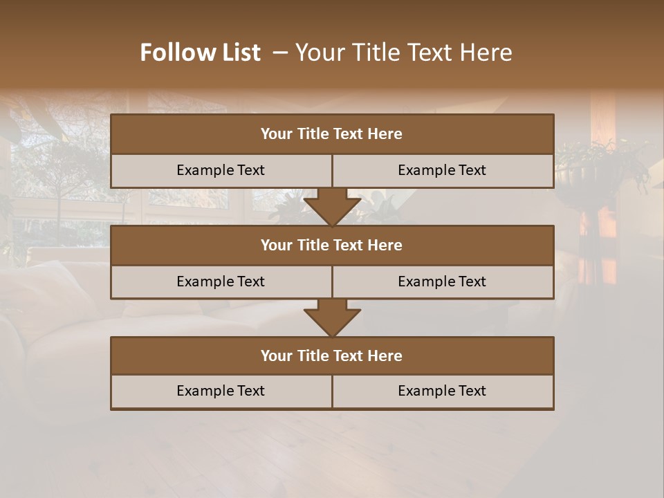 Nobody Parquet Attic PowerPoint Template