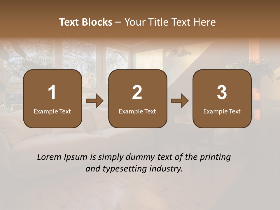 Nobody Parquet Attic PowerPoint Template