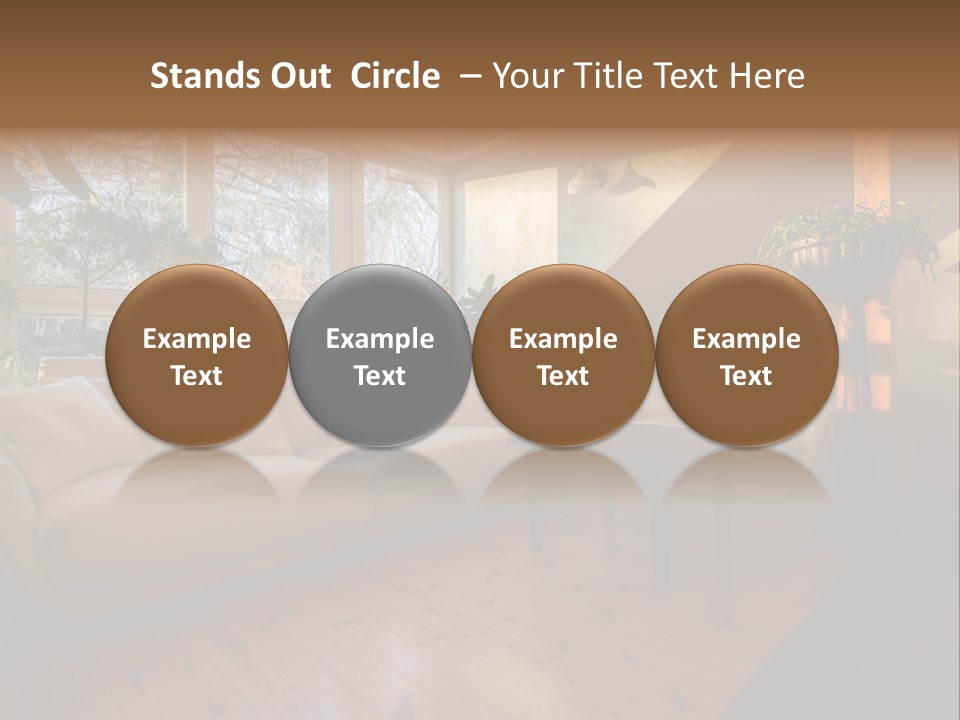 Nobody Parquet Attic PowerPoint Template