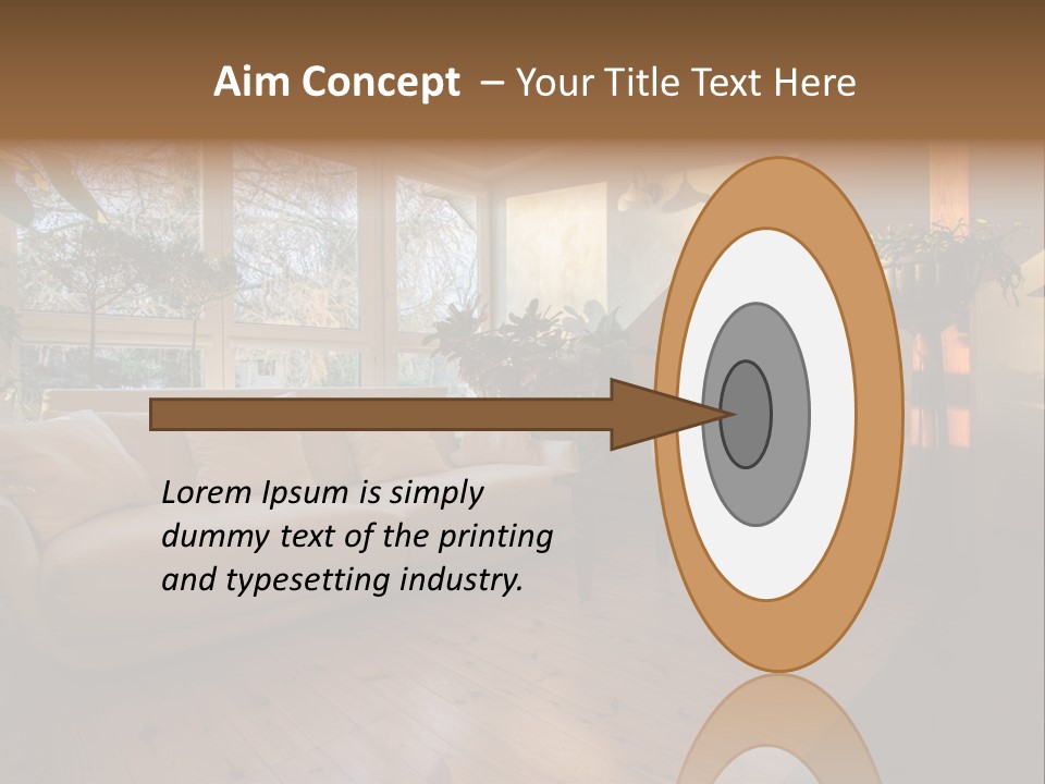 Nobody Parquet Attic PowerPoint Template