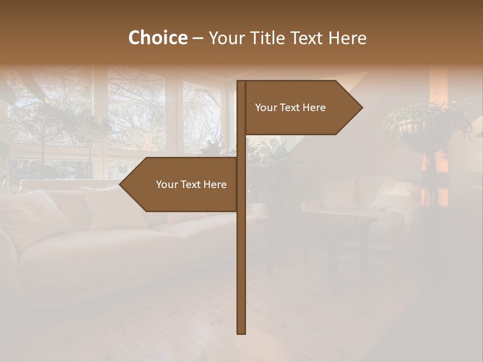 Nobody Parquet Attic PowerPoint Template