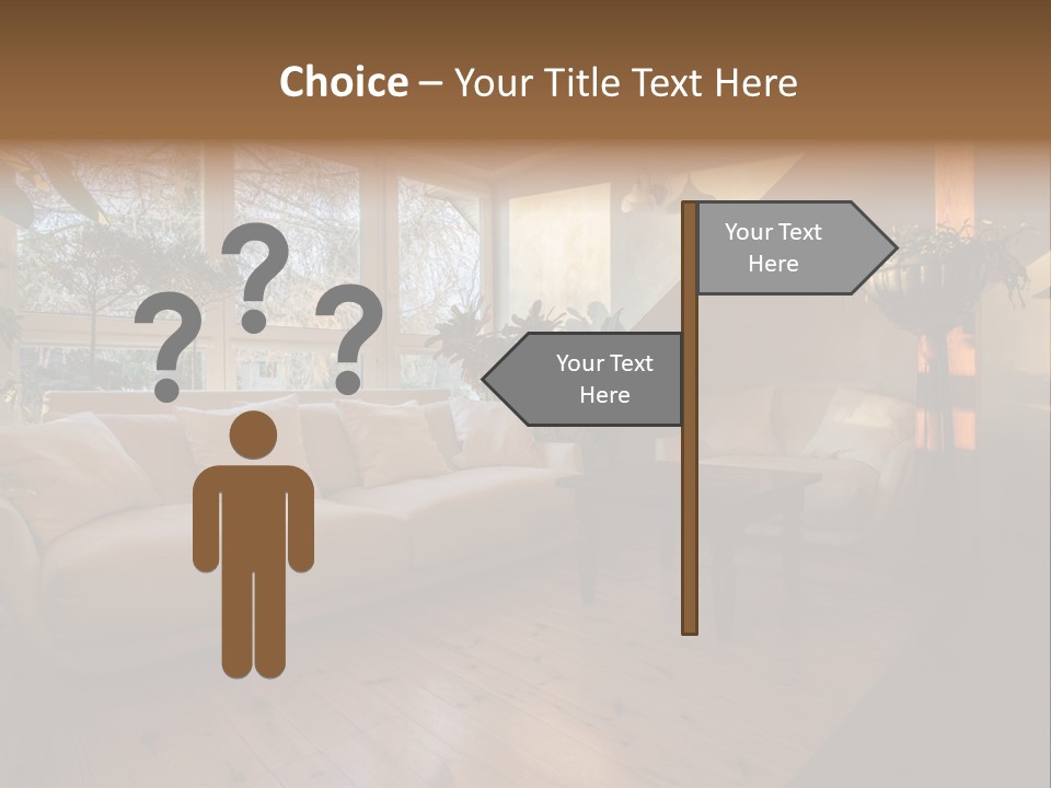 Nobody Parquet Attic PowerPoint Template