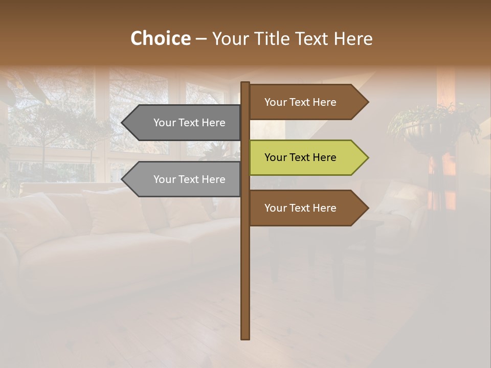 Nobody Parquet Attic PowerPoint Template