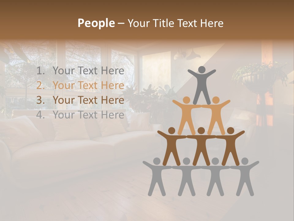 Nobody Parquet Attic PowerPoint Template