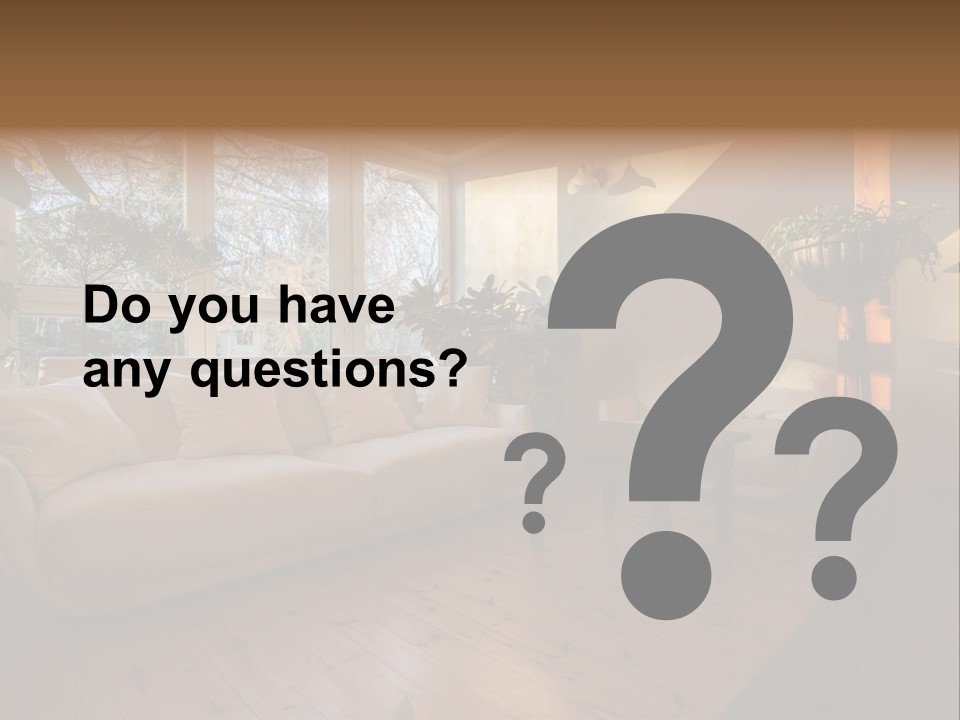 Nobody Parquet Attic PowerPoint Template