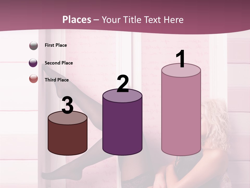 Sensuality One Person People PowerPoint Template