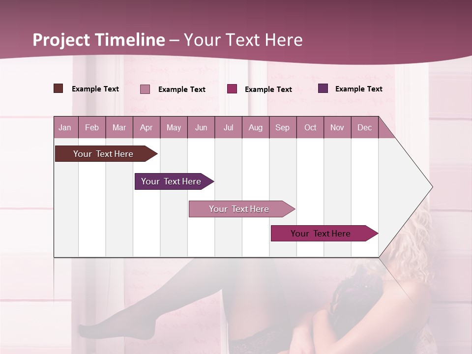 Sensuality One Person People PowerPoint Template