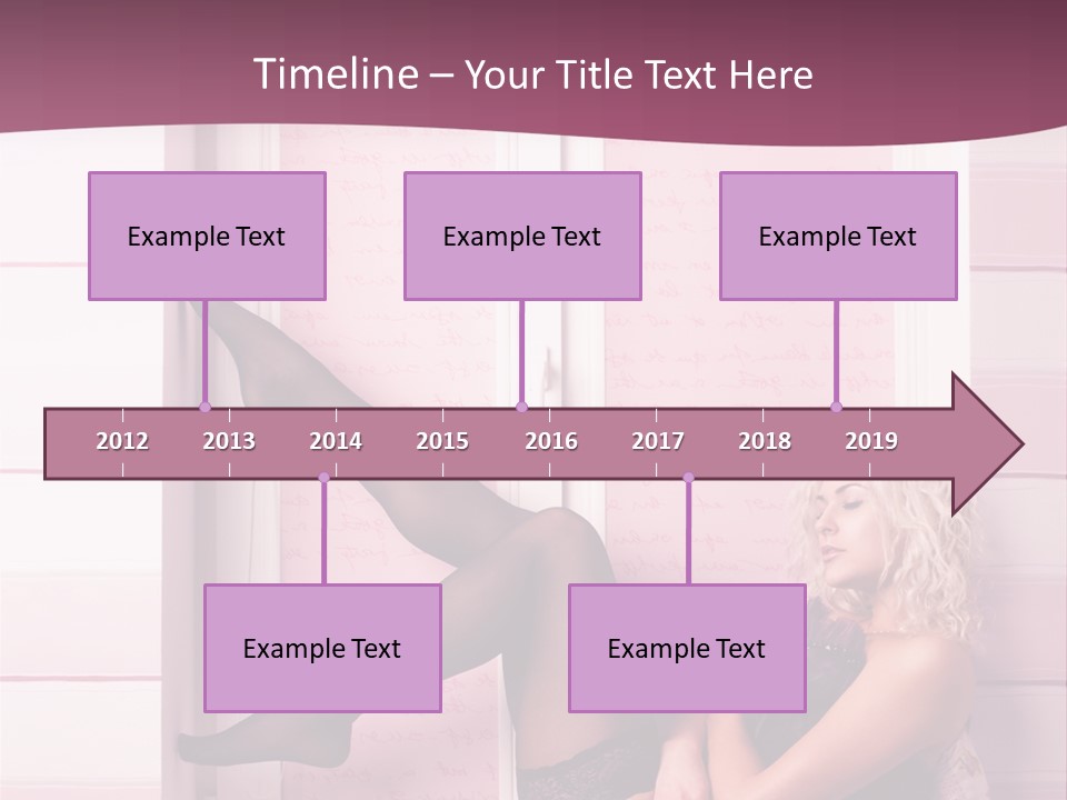 Sensuality One Person People PowerPoint Template