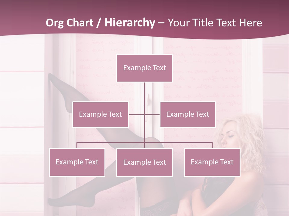 Sensuality One Person People PowerPoint Template