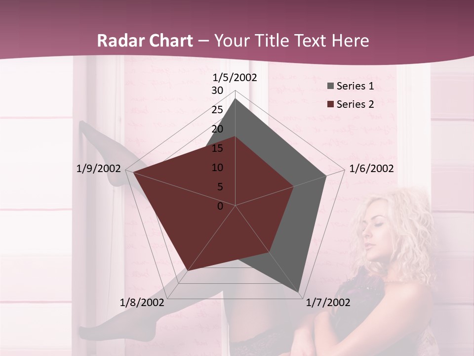 Sensuality One Person People PowerPoint Template