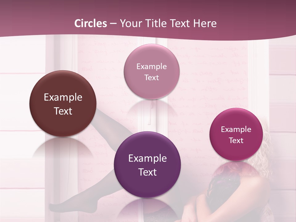 Sensuality One Person People PowerPoint Template