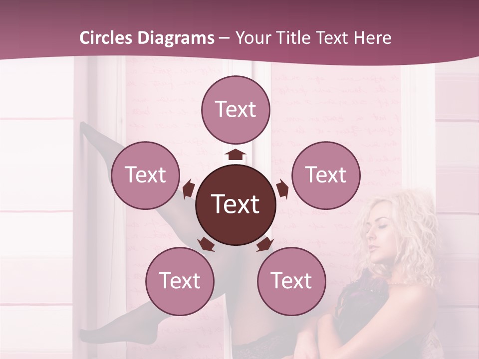 Sensuality One Person People PowerPoint Template