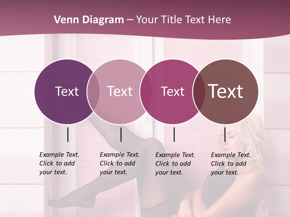 Sensuality One Person People PowerPoint Template