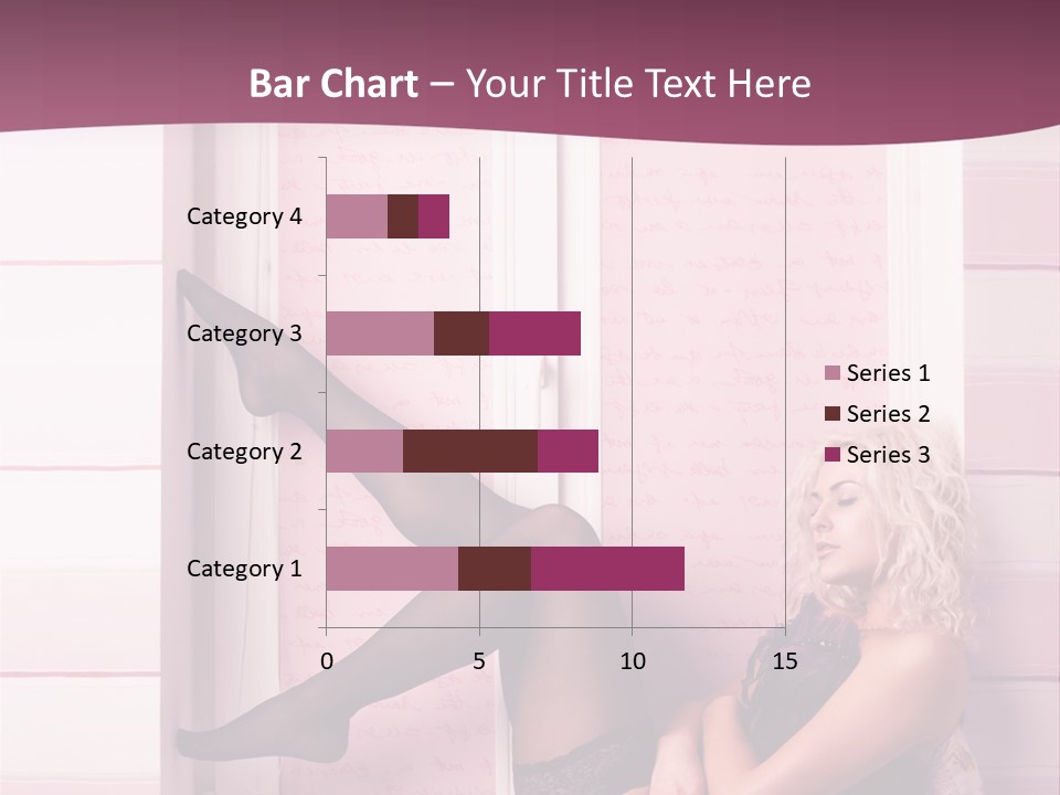 Sensuality One Person People PowerPoint Template