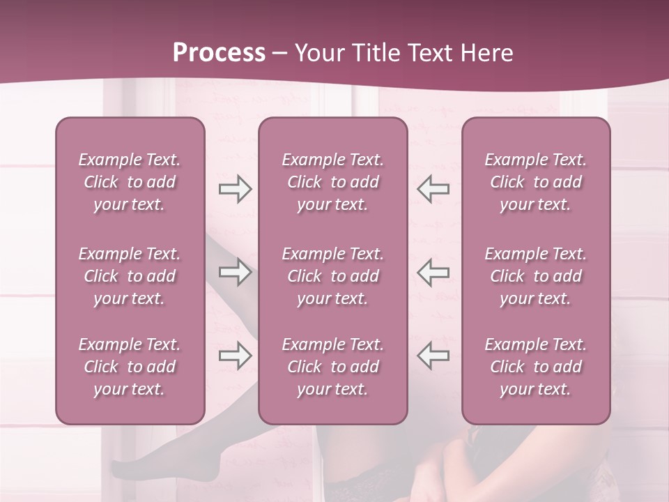 Sensuality One Person People PowerPoint Template