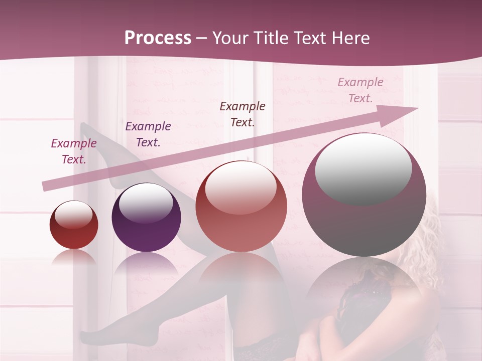 Sensuality One Person People PowerPoint Template