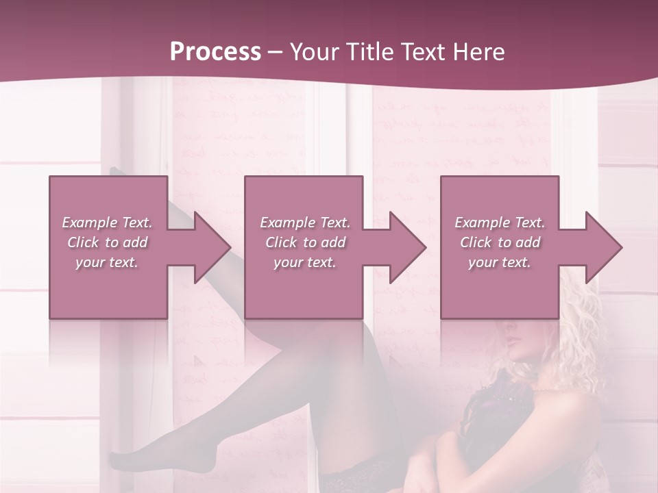 Sensuality One Person People PowerPoint Template