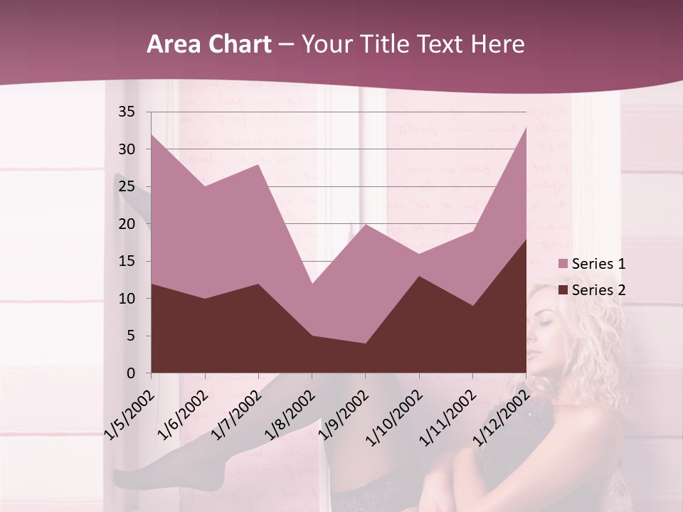 Sensuality One Person People PowerPoint Template
