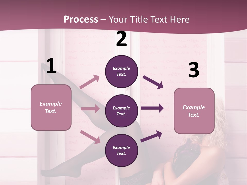 Sensuality One Person People PowerPoint Template