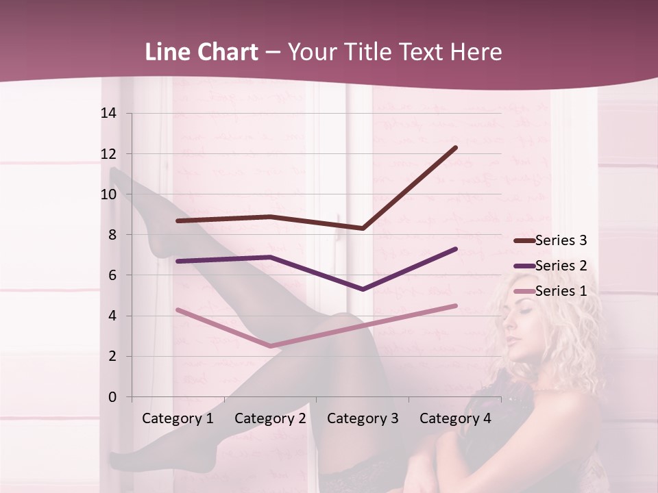 Sensuality One Person People PowerPoint Template