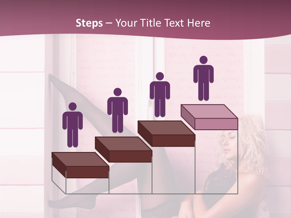 Sensuality One Person People PowerPoint Template