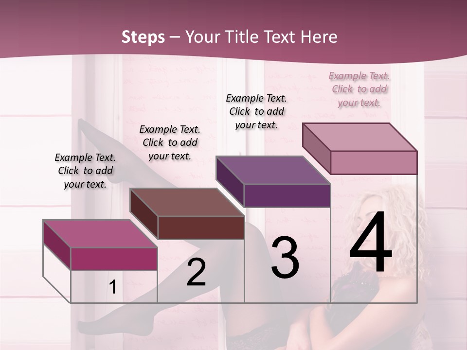 Sensuality One Person People PowerPoint Template