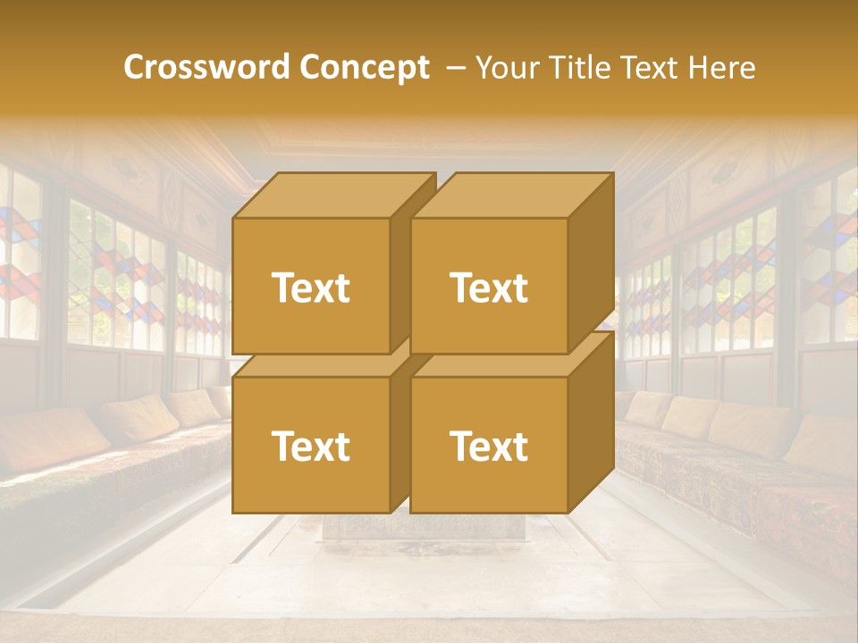 Art Building Indoor PowerPoint Template