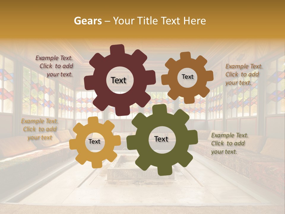 Art Building Indoor PowerPoint Template