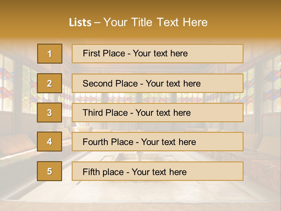 Art Building Indoor PowerPoint Template