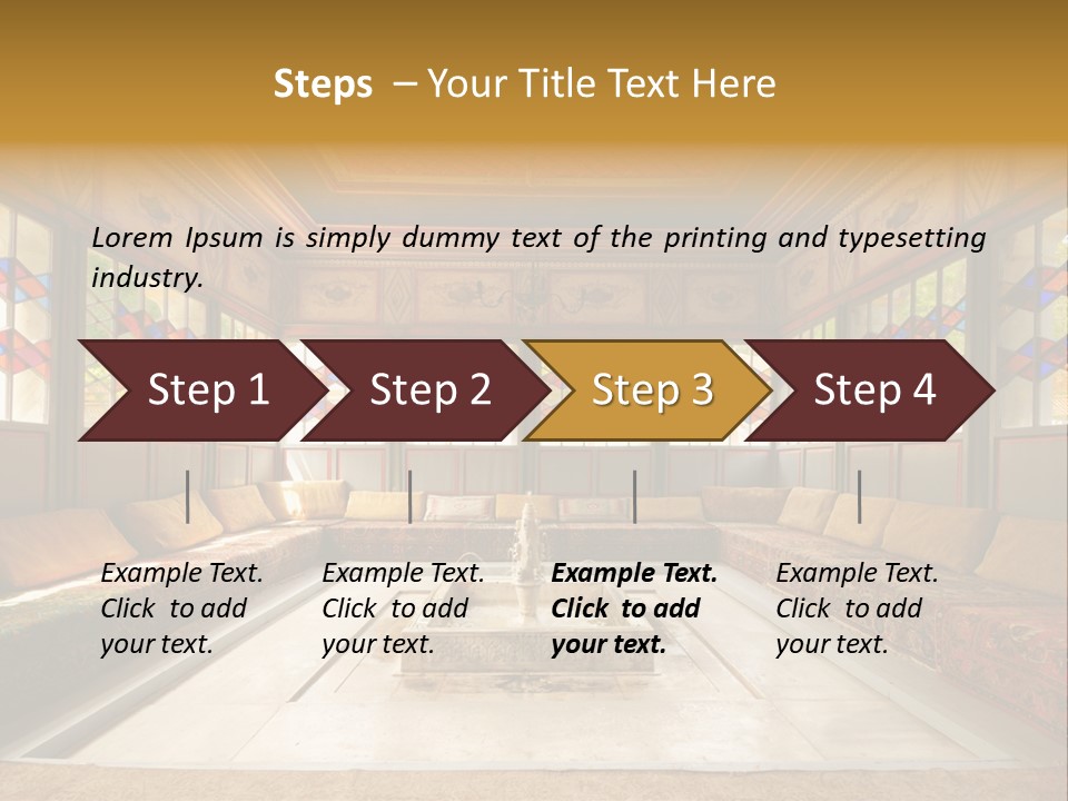 Art Building Indoor PowerPoint Template