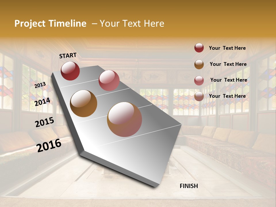 Art Building Indoor PowerPoint Template
