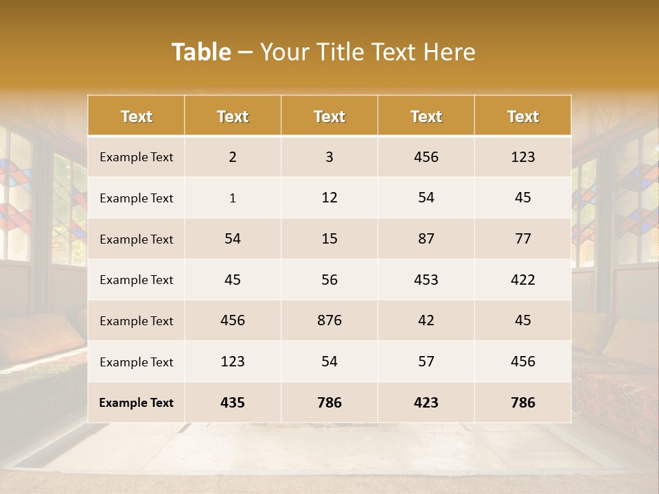 Art Building Indoor PowerPoint Template